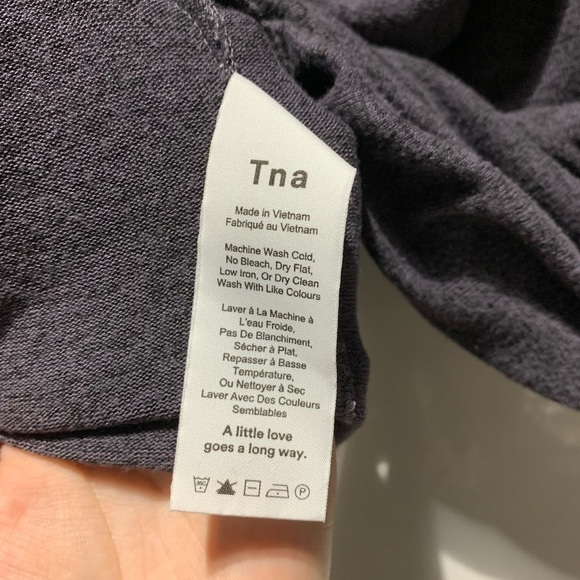 XXS TNA long sleeve hoodie shirt - Picture 10 of 11